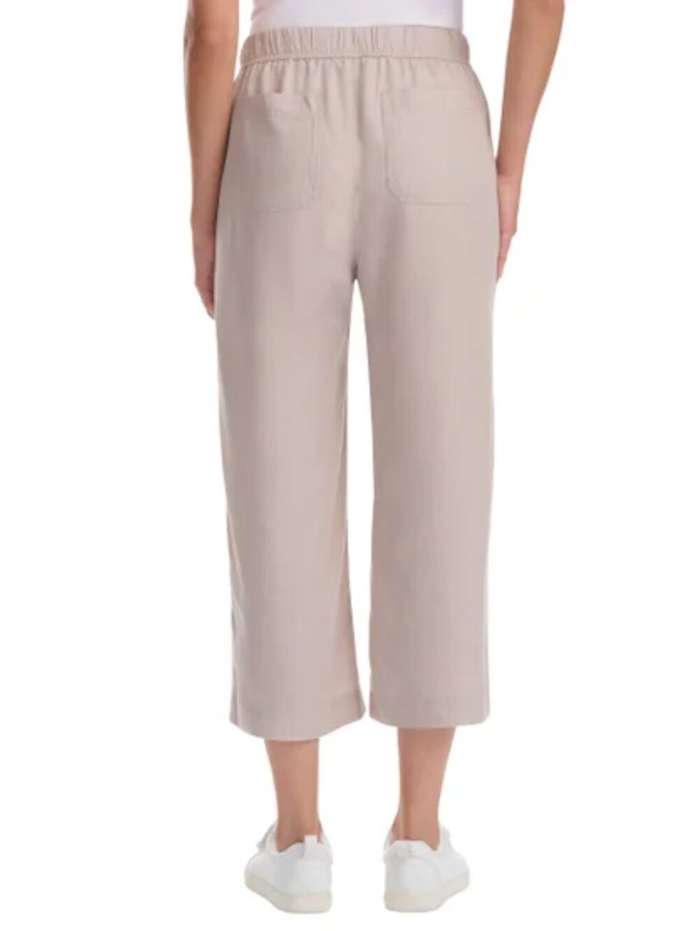 Splendid Women's Relaxed Fit Wide Leg Crop Pant - Picture 4 of 6